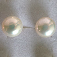 10-11 mm PEARL STUD (white)