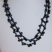 Pearl & Crystal (Black) (43")