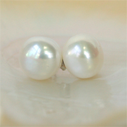 12-12.5 mm PEARL STUD (white)