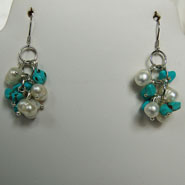 Pearls & turquoise