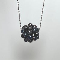 Snowball pendant - Peacock