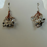Grey pearls and crystal (CLEARANCE)