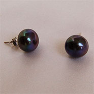 6-7 MM PEARL STUD (GRAY)