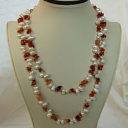 Pearls & Citrine necklace